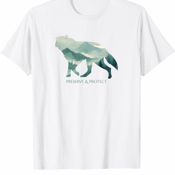 Other - Preserve & Protect National Park Wildlife Wolf T-Shirt